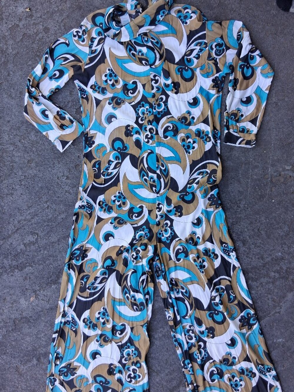 Vintage   Grants 1970's Jumpsuit GrOoVy  small